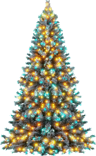 christmas tree by nataliplus - Darmowy animowany GIF
