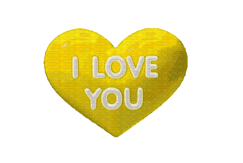 I Love You Heart - Бесплатный анимированный гифка