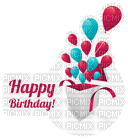 Kaz_Creations Deco Birthday Text Happy Birthday - bezmaksas png