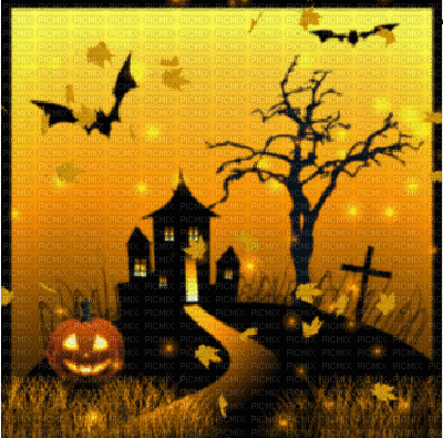 background animated helloween - GIF animé gratuit