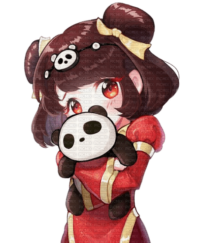 Anime and panda ❤️ elizamio - 免费PNG