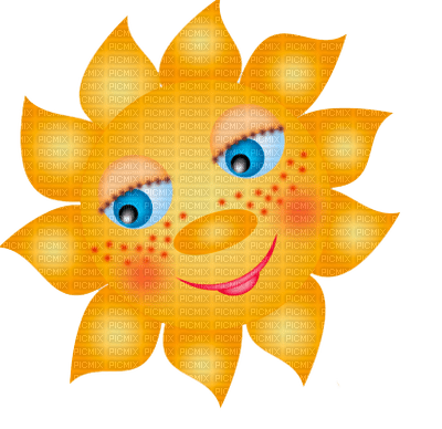 Kaz_Creations Cute Sun - PNG gratuit