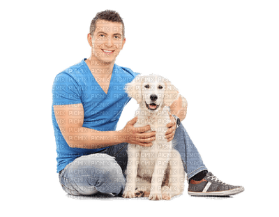 Kaz_Creations Dog Pup Dogs 🐶Man Homme - png gratis