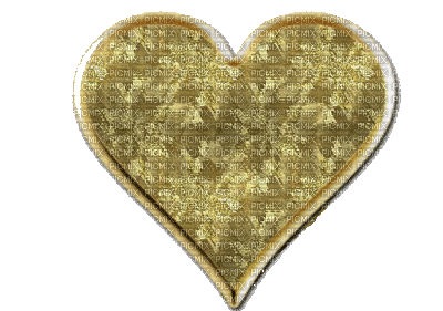 Gold Heart - Animovaný GIF zadarmo
