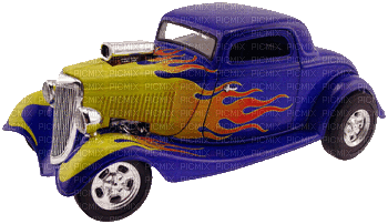 Hot rod car bp - Ilmainen animoitu GIF