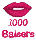 1000 baisers - Animovaný GIF zadarmo
