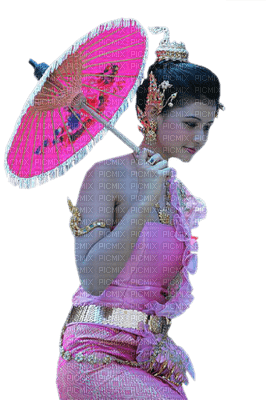 woman in pink by nataliplus - nemokama png