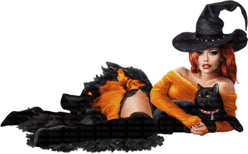 woman witch halloween kikkapink - ingyenes png