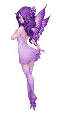 little purple fairy fantasy laurachan - 免费PNG