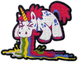 patch picture unicorn - PNG gratuit