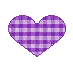 checker heart - GIF animado gratis