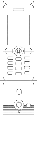 phone outline - Δωρεάν κινούμενο GIF