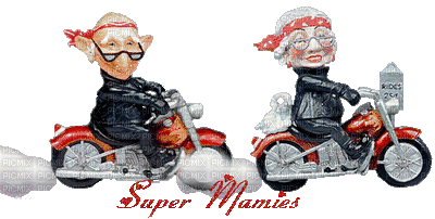 2 viejitos motokeros - GIF animate gratis