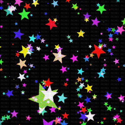 multicolore image étoiles rose bleu jaune noir black effet kaléidoscope kaleidoscope multicolored color ivk edited by me