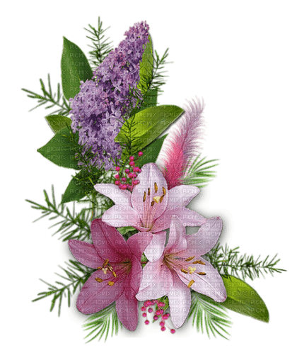 fleurs/decoration - PNG gratuit