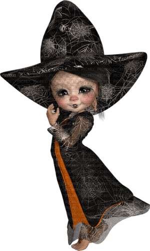 Kaz_Creations Dolls-Halloween - PNG gratuit