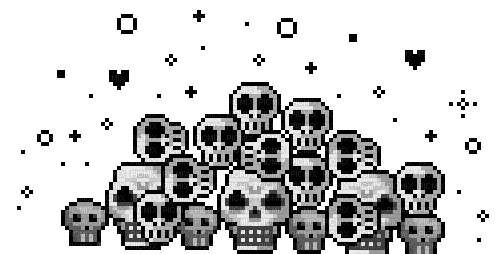 skull emo - Bezmaksas animēts GIF