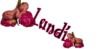 bébé lundi - Darmowy animowany GIF