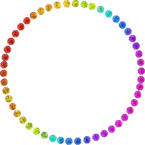 SM3 RAINBOW SHAPE CIRCLE ANIMATED GIF - Бесплатный анимированный гифка