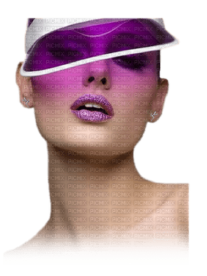 Kaz_Creations Woman Femme Hat Purple - PNG gratuit