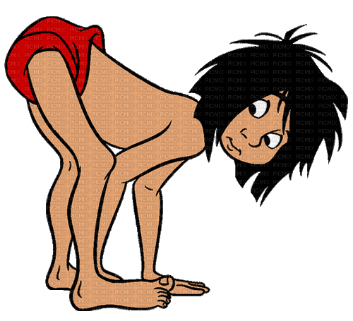 mowgli - GIF animado gratis
