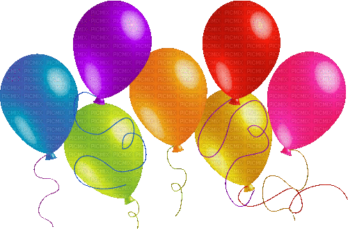 Ballons - Darmowy animowany GIF