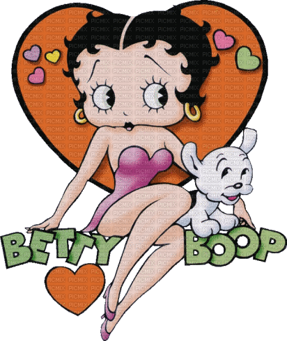 Betty Boop - GIF animado grátis