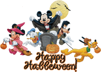 Disney Halloween - Бесплатный анимированный гифка
