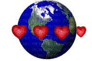 Amor mundial - GIF animé gratuit