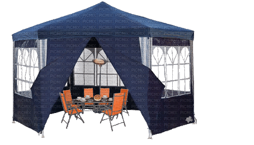 Tent met meubels - Zdarma animovaný GIF