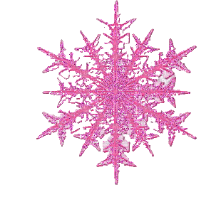 pink snowflake - Ingyenes animált GIF