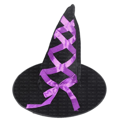 chapeau sorcière Halloween - ücretsiz png