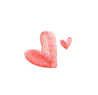 red tiny hearts - 無料png