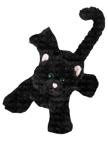 Webkinz Black Cat Plush 2 - ücretsiz png