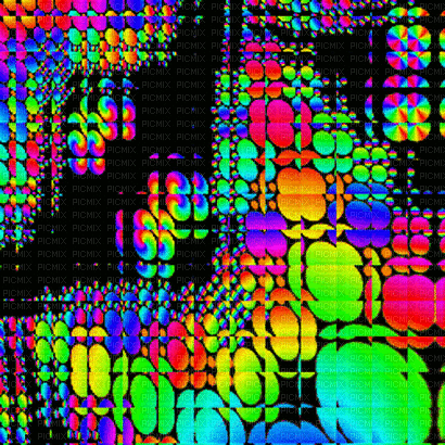 abstract effect fractal fond background - Besplatni animirani GIF
