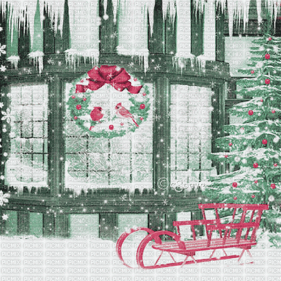 soave background animated vintage winter christmas - Gratis geanimeerde GIF