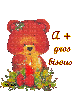 a+ gros bisous - 免费动画 GIF