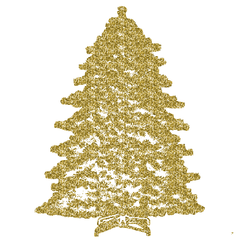 glitter Christmas tree - Darmowy animowany GIF