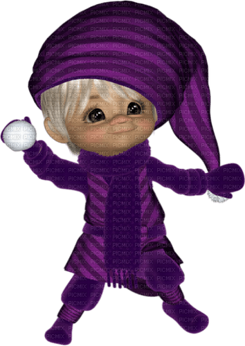 winter cookie doll - Free PNG