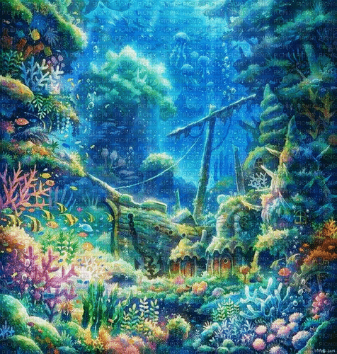 Rena Underwater Hintergrund - 無料png