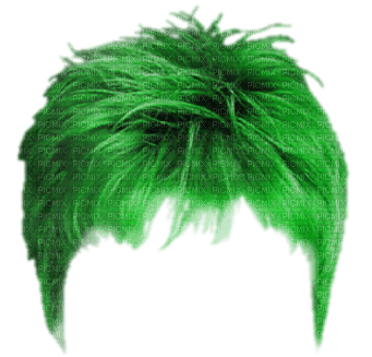 haare Perücke grün green - фрее пнг
