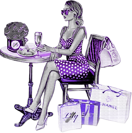 soave woman fashion paris table shopping spring - фрее пнг