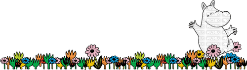 MOOMIN FLOWERS - besplatni png