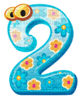 Kaz_Creations Numbers Cute Eyes  2 - ilmainen png