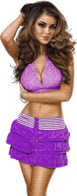 woman in purple by nataliplus - png grátis