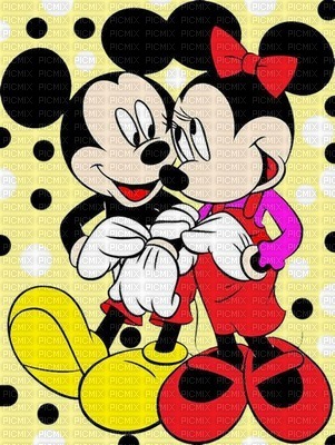 mickey et Minnie - nemokama png