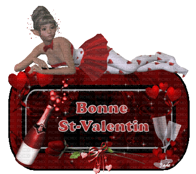 Bonne st.Valentin - Zdarma animovaný GIF