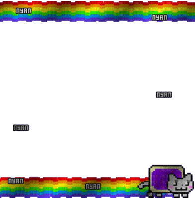 Nyan Cat frame (Thoxiic-Editions) - kostenlos png