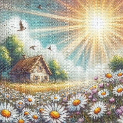 Background - Daisy - 無料png