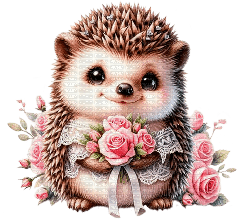 st.Valentine hedgehog by nataliplus - PNG gratuit